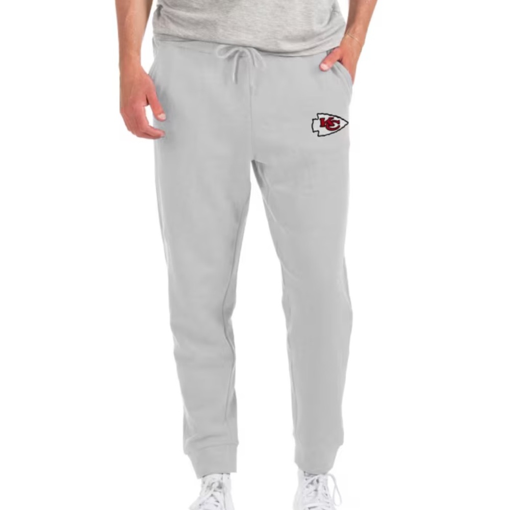 KANSAS CITY CHIEFS MENS JOGGER SWEATPANTS